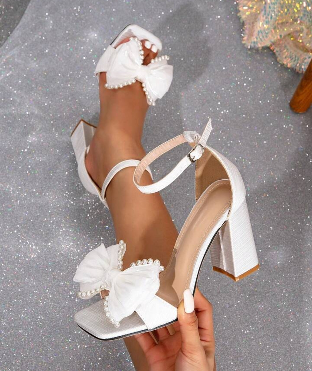 Bow Pearl Shoes