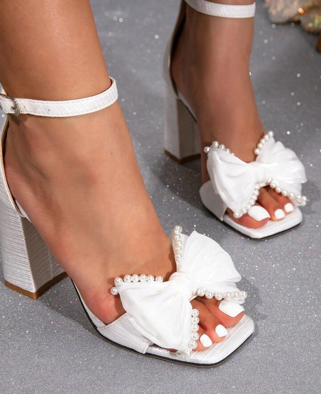 Bow Pearl Shoes