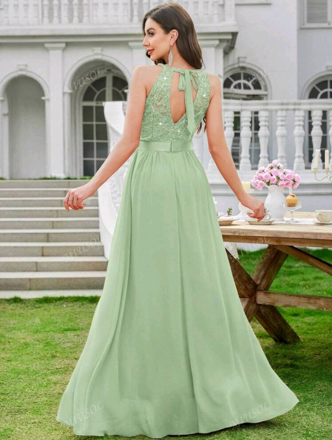 Sage Dress