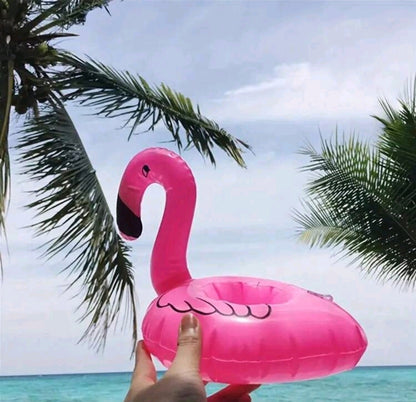 Flamingo by the pool
