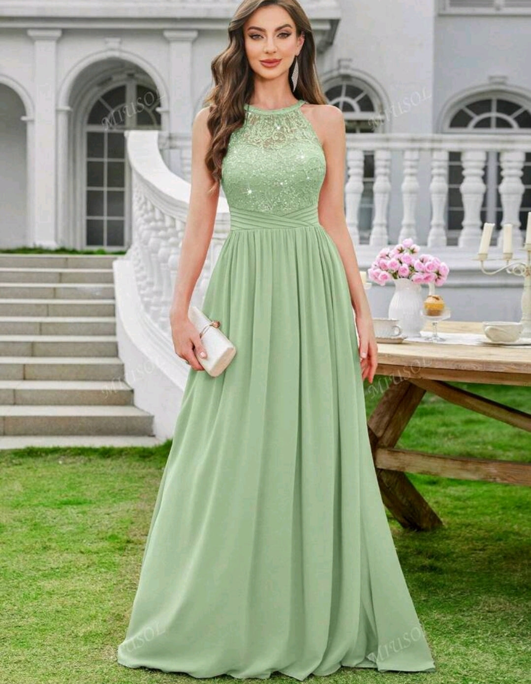 Sage Dress