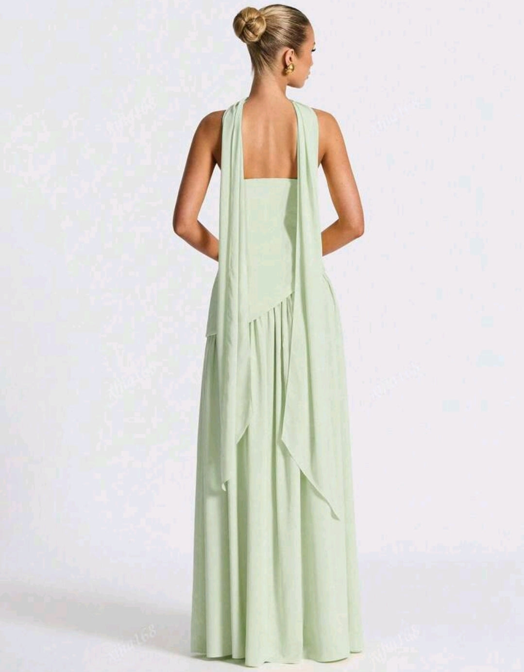 Sage green dress