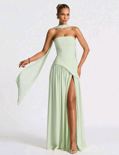 Sage green dress