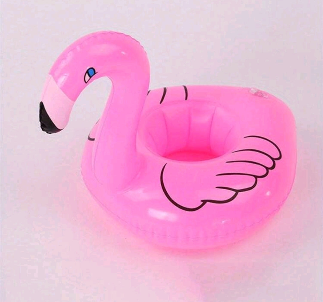 Flamingo by the pool